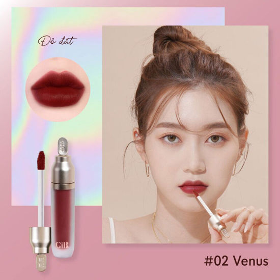 Son Môi Gilaa Plumping Lip Serum 02 Venus Màu Đỏ Đất 3.6g Plumping Lip Serum #02 Venus